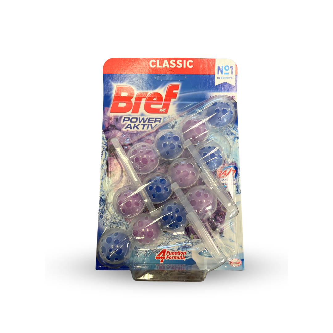 Bref WC blok - Color Aktiv Lavender 3x50g