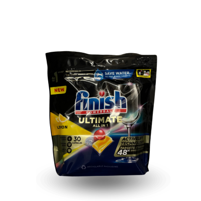 Finish - Kapsule do umývačky riadu - Lemon 30ks