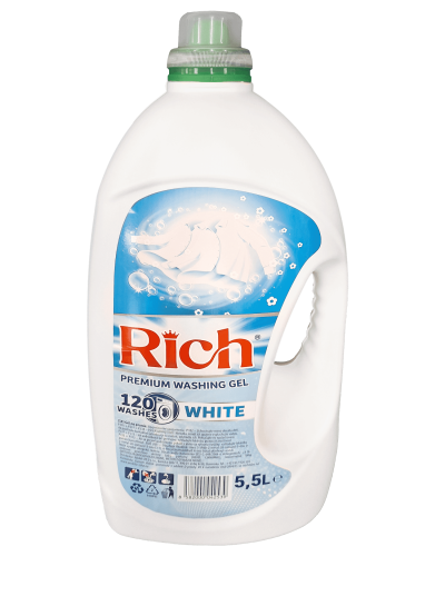 RICH White - prací gél 5,5L