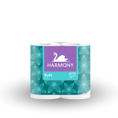Harmony - toaletný papier - Soft 3-vrstvový 4ks