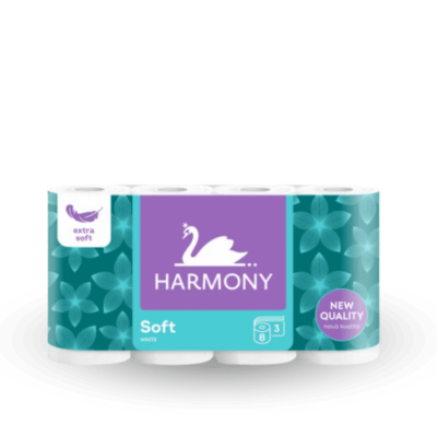 Harmony - toaletný papier - Soft 3-vrstvový 8ks