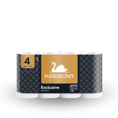 Harmony - toaletný papier - Exclusive 4-vrstvový 8ks