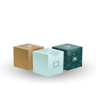 Harmony - kozmetické utierky - Cube Box 3-vrstvové 60ks