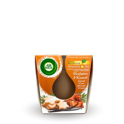 Air Wick sviečka - Vanilla & Caramel 105g