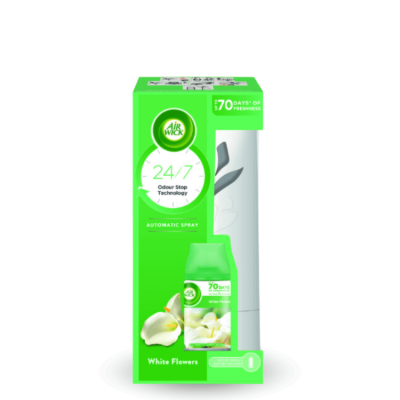 Air Wick auto. osviežovač - White flowers 250ml