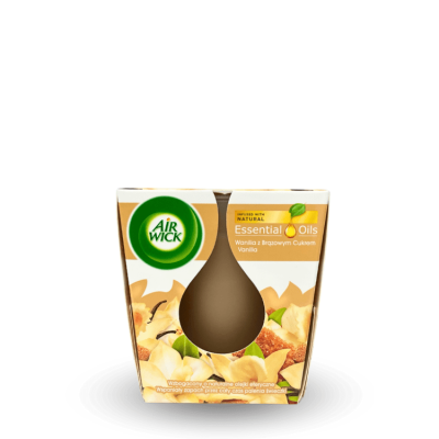 Air Wick sviečka - Vanilla & Brown sugar 105g