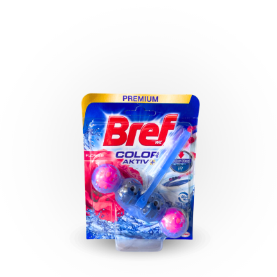 Bref WC blok - Blue Aktiv Fresh Flowers 50g