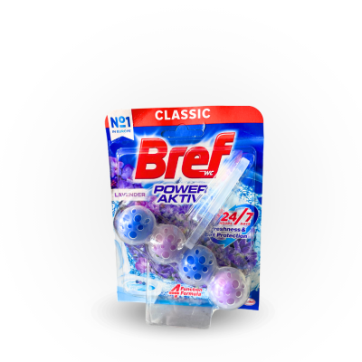 Bref WC blok - Power Aktiv Lavender 50g