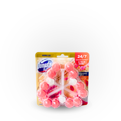 Domestos WC blok - Dahlia Flowers & Dragonfruit 3x55g