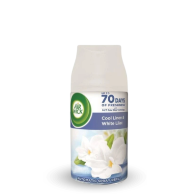 Air Wick auto. náplň - Cool linen white lilac 250ml