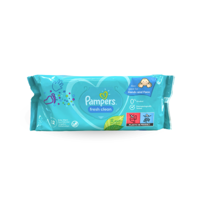 Pampers - vlhčené utierky - Fresh Clean 52ks