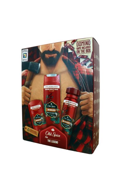 Old Spice balíček Bearglove (Deo sprej 150ml + Tuhý deodorant 50ml + Sprchový gél 250ml)