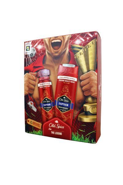 Old Spice balíček Football Captain (Deo sprej 150ml + Sprchový gél 250ml)