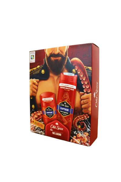 Old Spice balíček Captain (Tuhý deodorant 50ml + Sprchový gél 250ml)