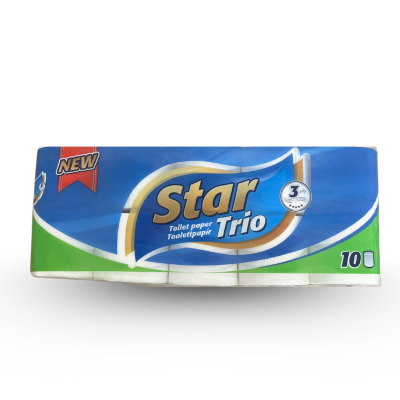 Star Trio - toaletný papier 3-vrstvový 10ks