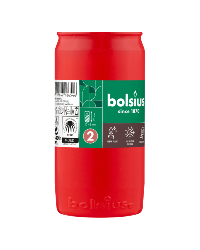 Bolsius Olejová náplň červená 90g (Doba horenia 40h)