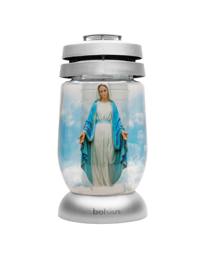 Bolsius Sklenený kahanec Holy Mary (Doba horenia 36h)