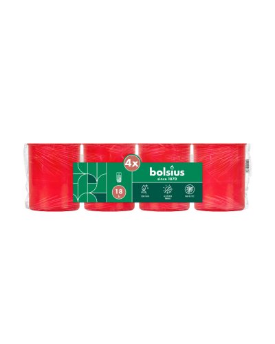 Bolsius Parafínová náplň 0,25g - balenie 4ks (Doba horenia 18h)