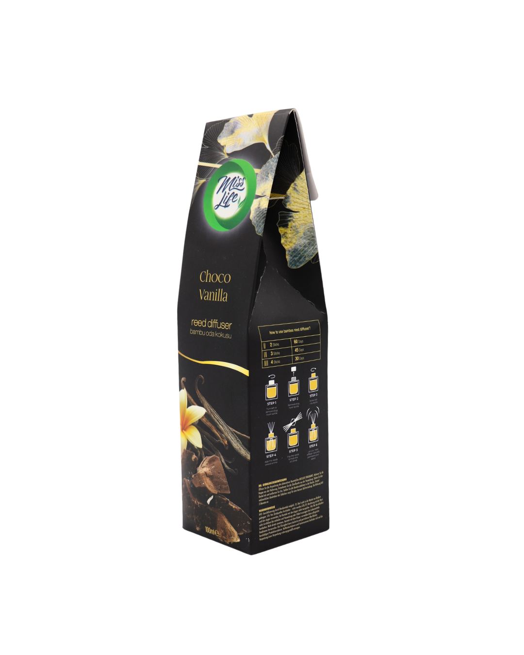 Miss Life tyčinkový diffuser Choco Vanilla 100ml