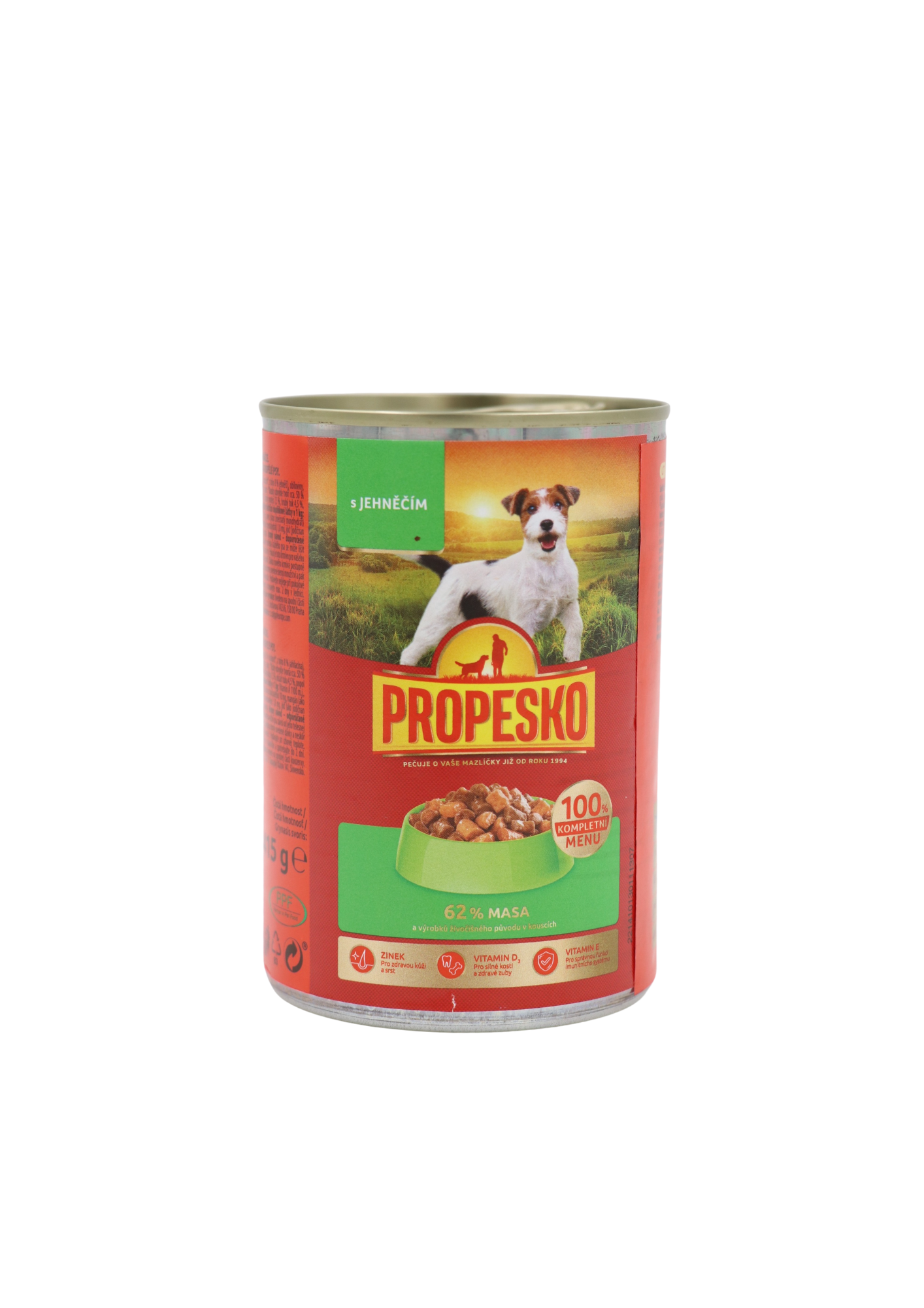 Propesko konzerva pre psov Jahňacia 415g
