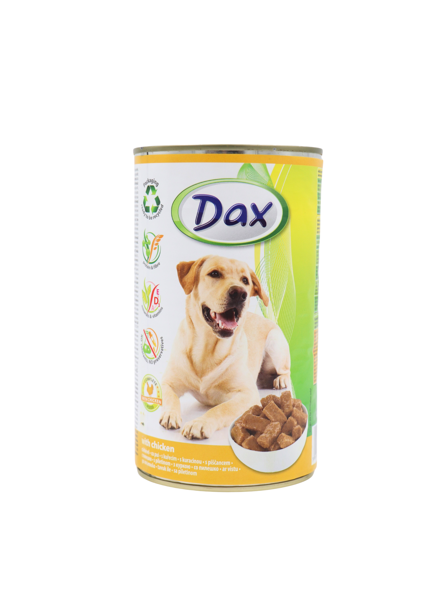 Dax konzerva pre psov hydina 1240g