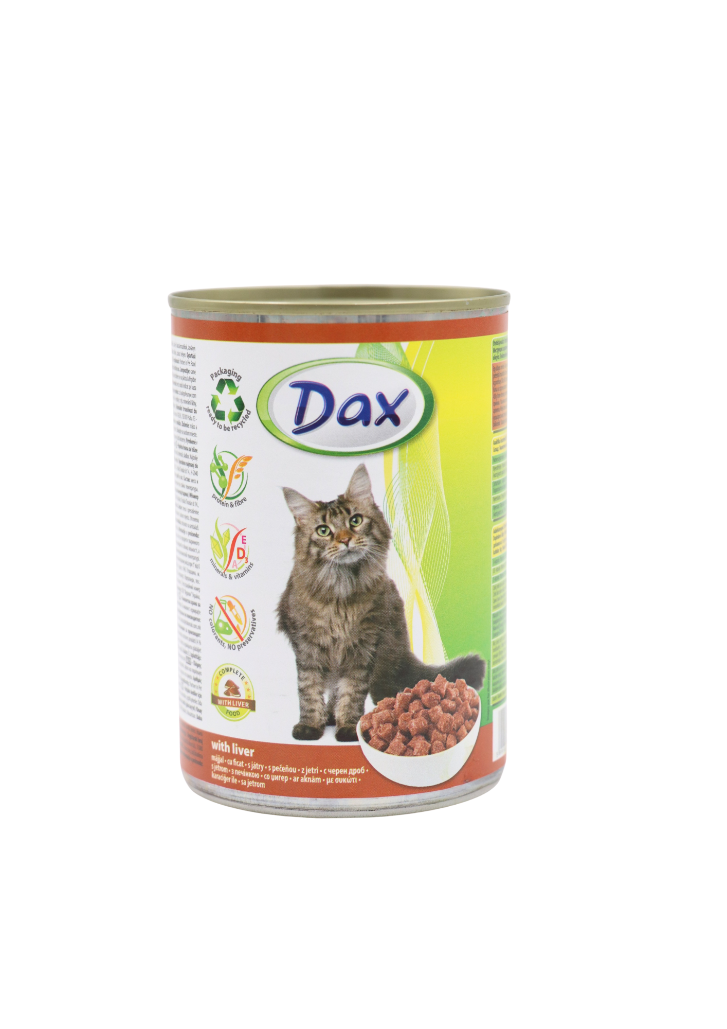 Dax konzerva pre mačky – Pečeň 415 g