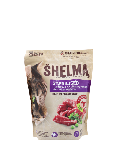 Shelma granule pre mačky – Losos 1,4 kg