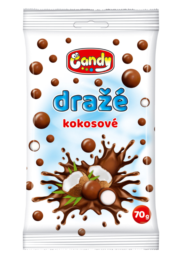 Candy DRAŽÉ KOKOSOVÉ 70g