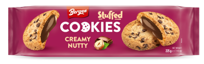 COOKIES CREAMY NUTTY 225g sušienky s náplňou kakao 27ks/kartón