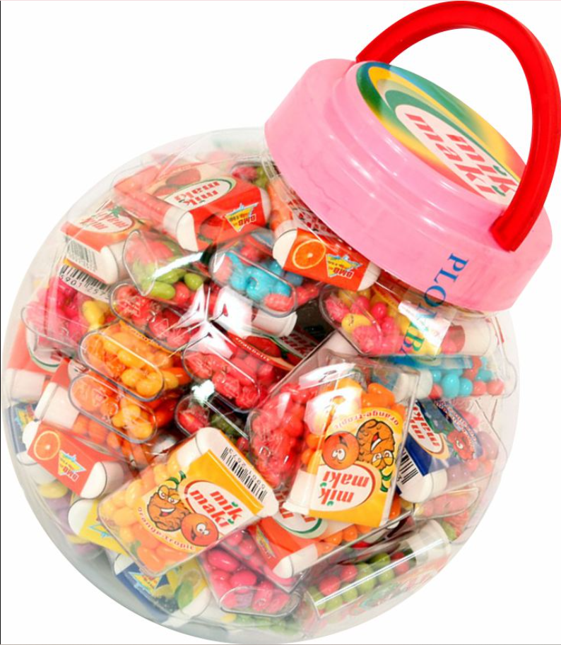 MIK MAKI dražé , mix príchutí 16g