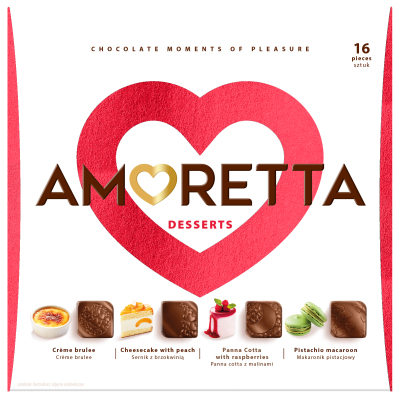 Amoretta Desserts 106g 10ks/kartón