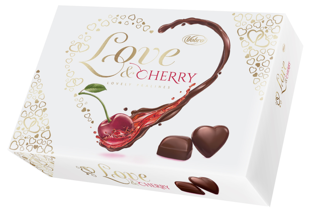 LOVE and CHERRY 300g - višne v alkohole 2 zásuvky